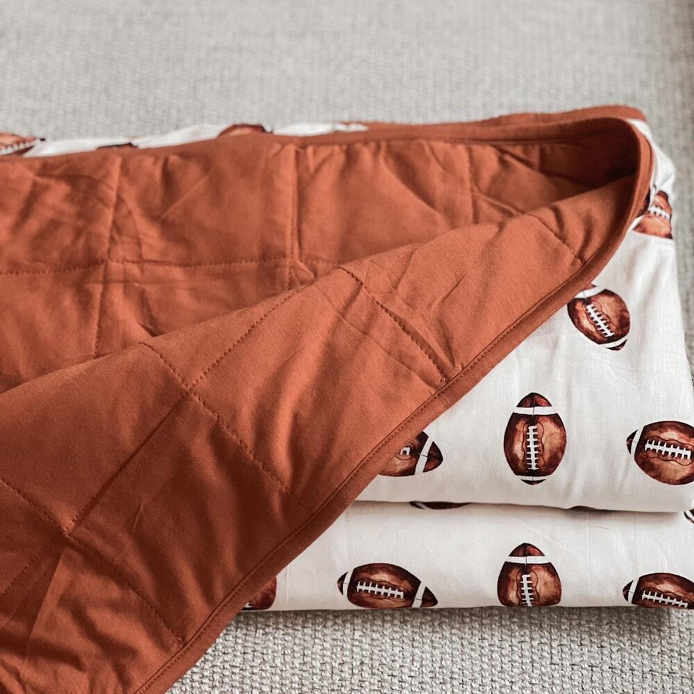 1.0 Quilted Bamboo Toddler Blanket - Little Joy Co.